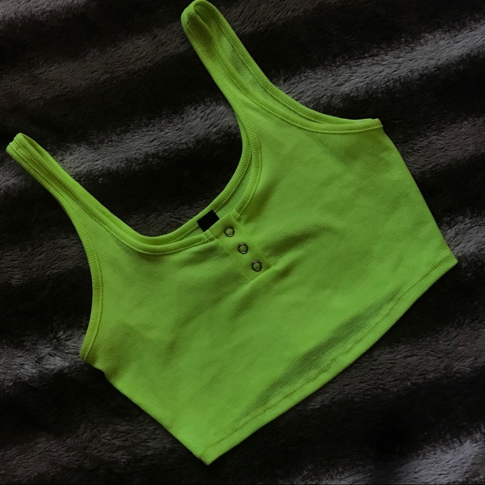 💚NEON crop top💚